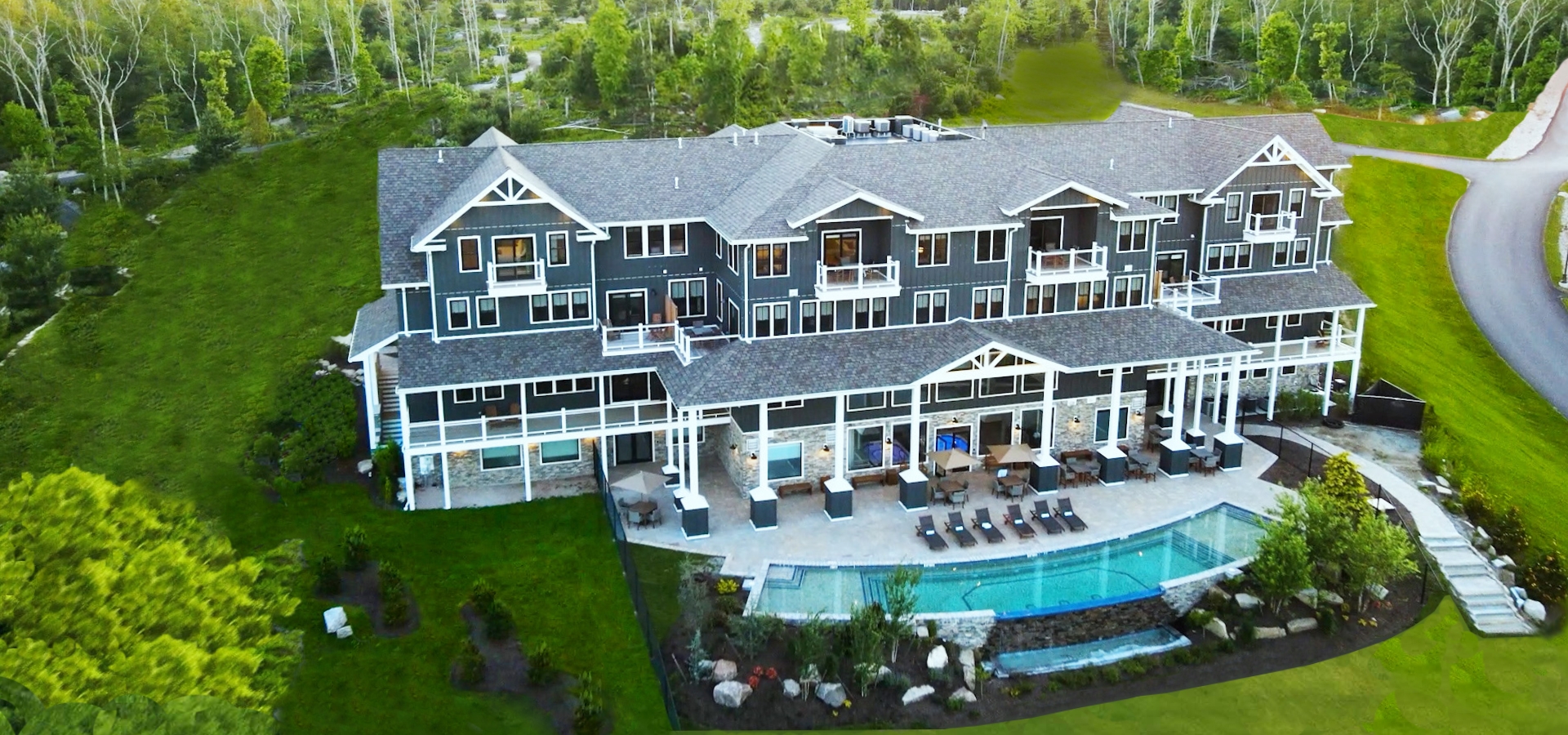 Aerial view of The Preserve Resort & Spa, RI