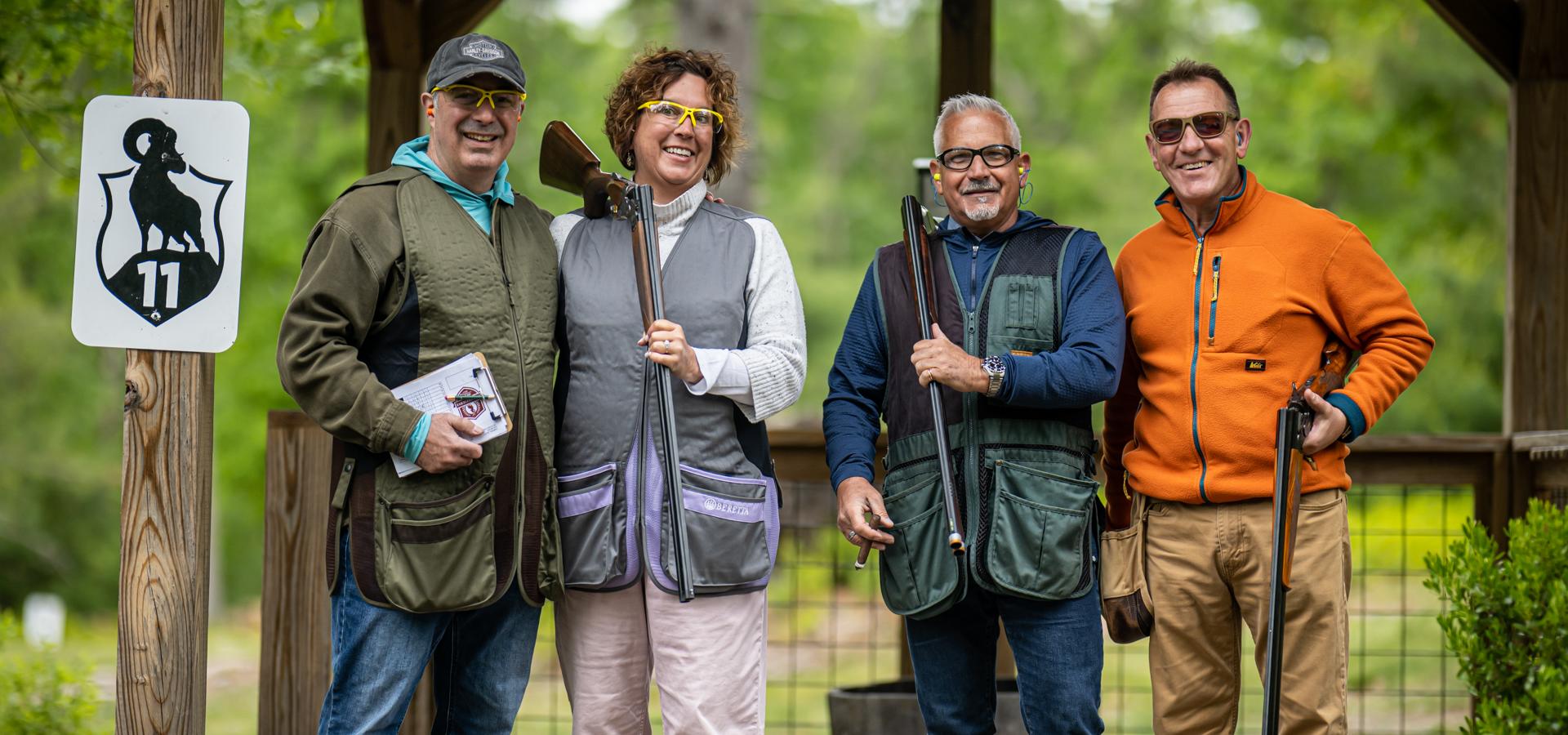 Participants enjoying The Preserve's 1st Annual NSCA Registered Shoot.