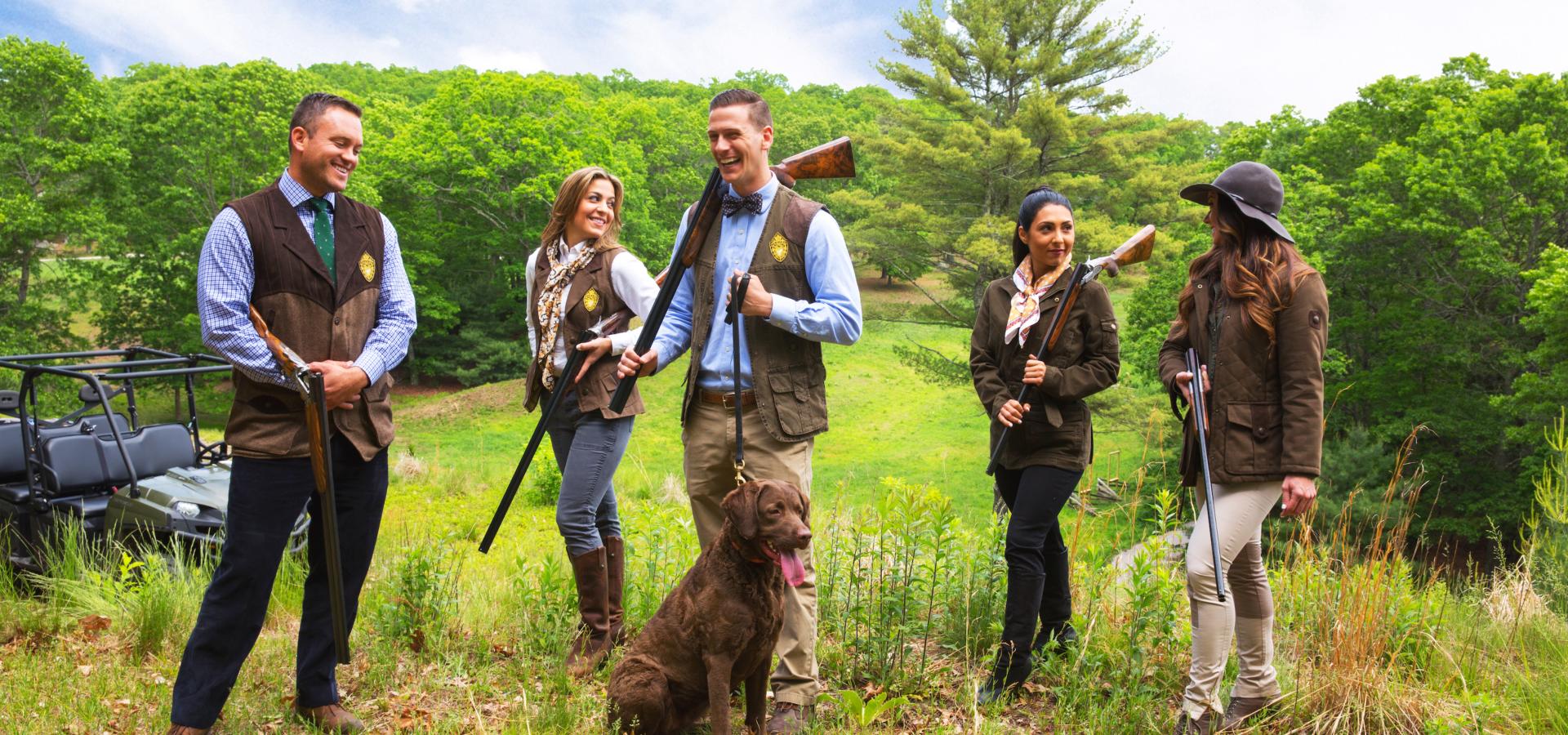 Group of friends at The Preserve Resort & Spa, Rhode Island