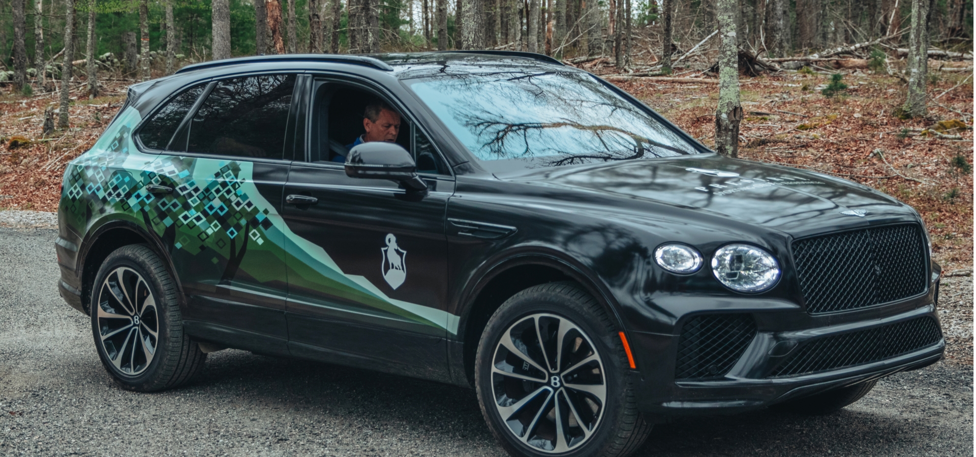 Bentley Bentayga on off-road trail at The Preserve