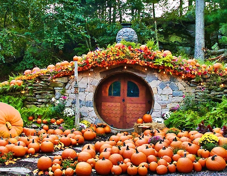 The Preserve Sporting Club & Residences' Hobbit House Pumpkin Patch in Richmond, Rhode Island