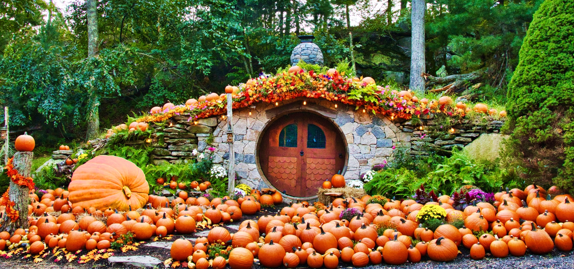 The Preserve Sporting Club & Residences' Hobbit House Pumpkin Patch in Richmond, Rhode Island