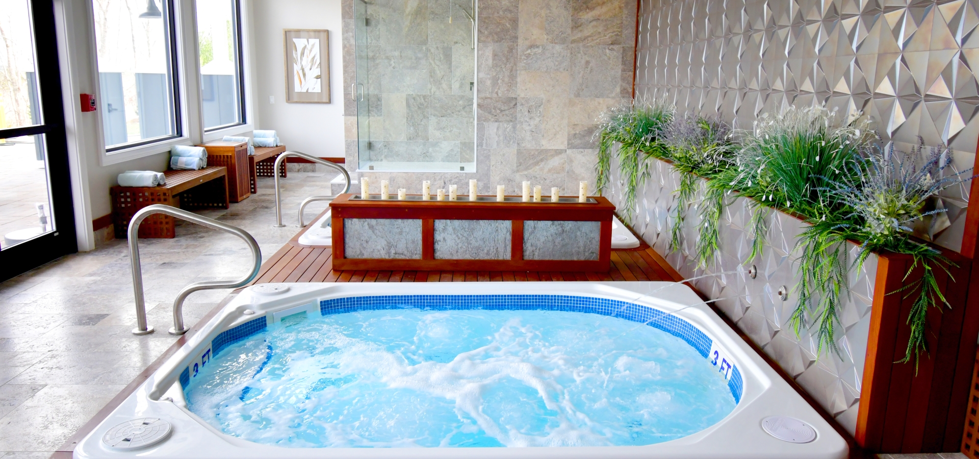 Luxurious spa area at The Preserve Resort & Spa in Rhode Island